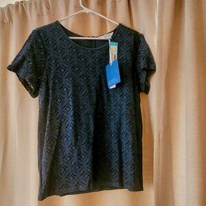 Market and Spruce Crochet Front Top, New With Tags